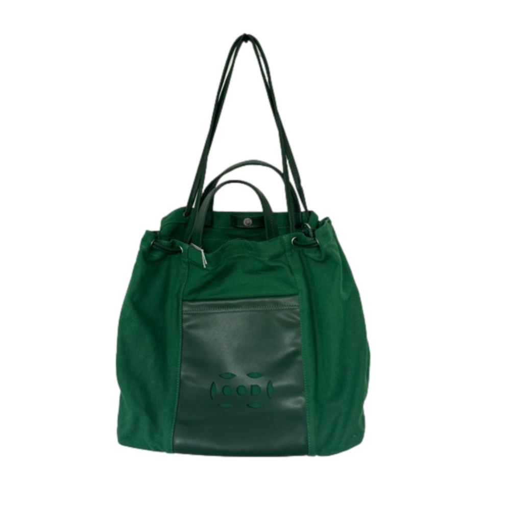 NWT 🆕 Good of desire (G.O.D) mailbox fabric green tote